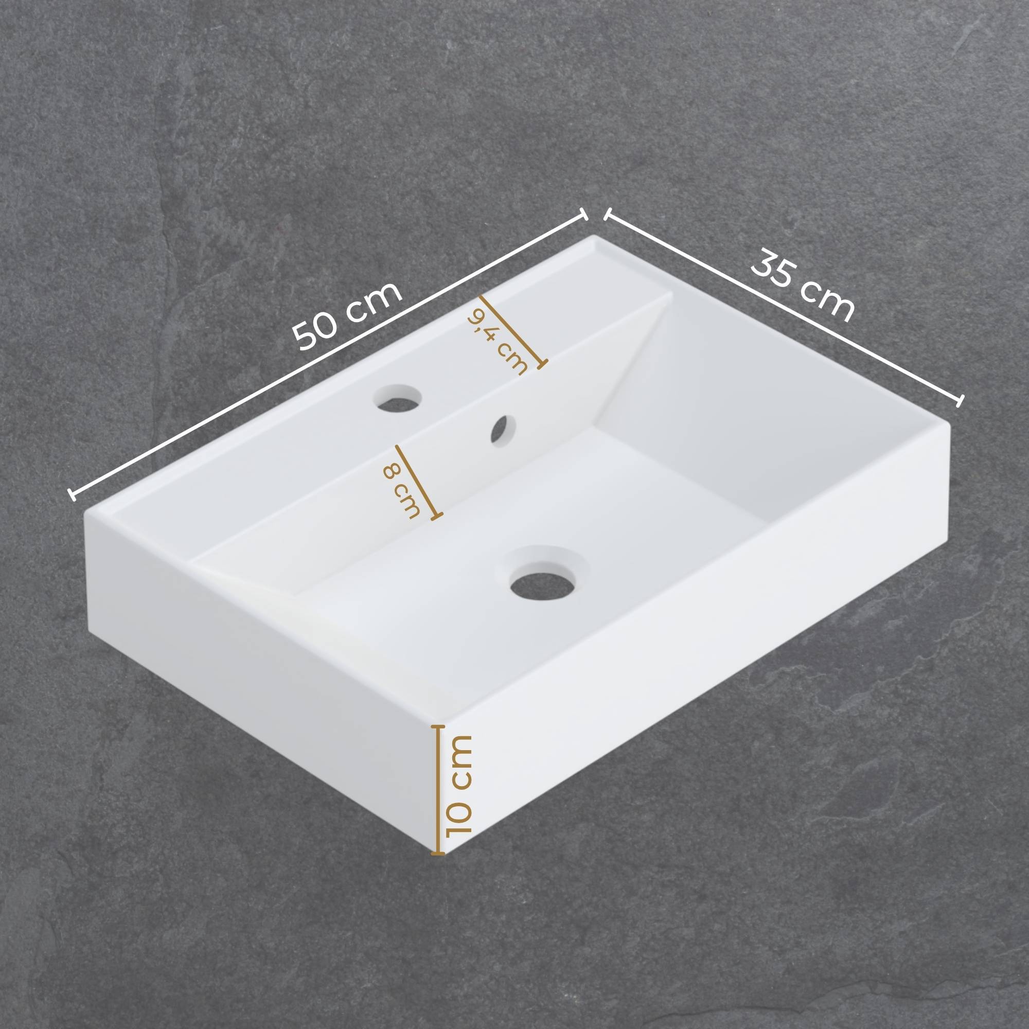 Umywalka NADIA 50 wymiary